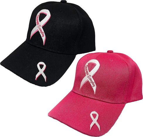 Black Duck Brand Breast Cancer Awareness Stronger Everyday Pink Ribbon Adjustable Baseball Hat/Cap in Saudi Arabia
