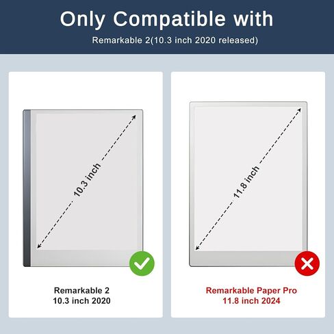 Cobak Premium PU Leather Case لـ 10.3 "ملحوظة رائعة (2020) - تصميم المجلد ، قذيفة صلبة ضئيلة مع حامل القلم ، جلد أسود in Kuwait