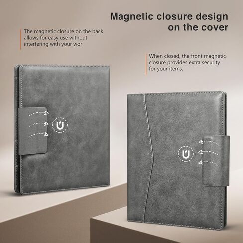 Cobak Premium PU Leather Case لـ 10.3 "ملحوظة رائعة (2020) - تصميم المجلد ، قذيفة صلبة ضئيلة مع حامل القلم ، جلد أسود in Kuwait