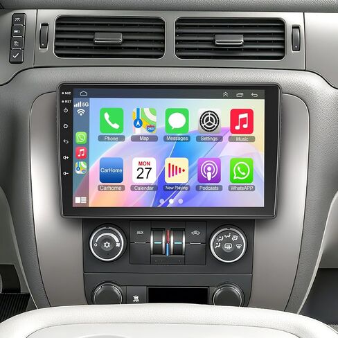 4+64 Android 13 Car Stereo for Chevrolet Chevy Silverado Suburban Tahoe GMC Sierra Yukon, 10" IPS Touch Screen Car Radio Build-in GPS Wireless CarPlay/Wired Android Auto, Backup Camera/DSP/SWC in Saudi Arabia