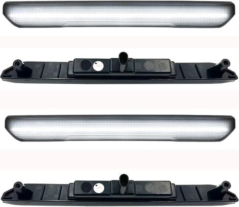 Jinfili Side Marker Fender Lights accessories Compatible with GM’C Sierra 2020-2024 2500 HD 3500 HD LED Strip Truck Pickup Amber Front & Amber Rear Fender Light Smoked Lens 4 Pcs in Saudi Arabia