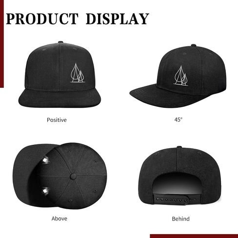 Negi Dog Flag Snapback Hats for Men Black Flat Brimmed Baseball Cap with National Flag and Dog Design Mens Hats Snapback Outdoor Barbecue Fisherman's Black Hat in Saudi Arabia