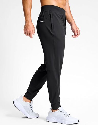 G Gradual Men's Golf Joggers Pants with Zipper Pockets Stretch Sweatpants Slim Fit Track Pants Joggers for Men Work Running in Kuwait