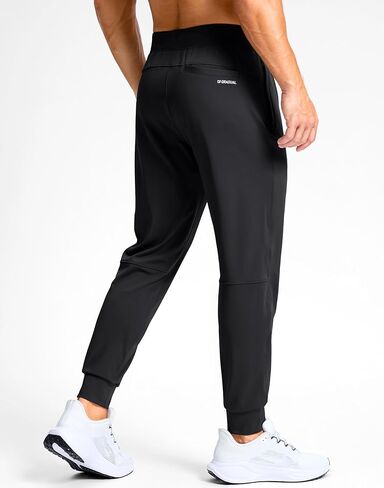 G Gradual Men's Golf Joggers Pants with Zipper Pockets Stretch Sweatpants Slim Fit Track Pants Joggers for Men Work Running in Kuwait