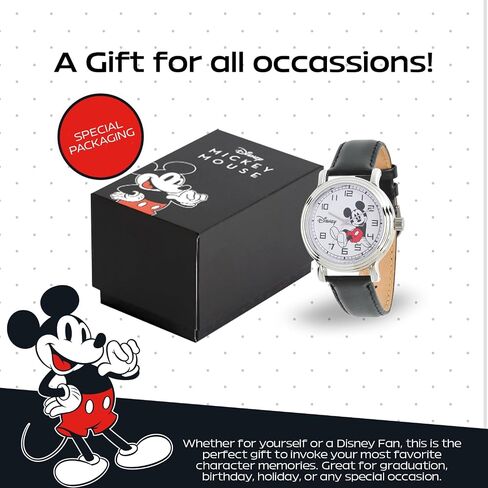 Disney Mickey Mouse Adult Vintage Articulating Hands Analog Quartz Watch in Saudi Arabia