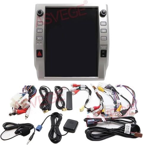 Asvege 12.1 Car Radio Toyota Tundra 2014-2019 Tesla Screen Multimedia Player Maving Stereo WiFi Wireless Carplay Android Auto Bluetooth WiFi Camera in Saudi Arabia