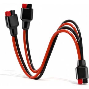 موصل 45A 10AWG إلى الطرف الدائري O مع مصهر حماية 15A/20A/30A/40A، متوافق مع منفذ موصل الإعلانات، كابل حامل مصهر نمط ATC سلبي مزدوج لشحن مولدات الطاقة الشمسية in Kuwait