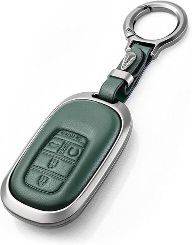 OFFCURVE Key Fob Cover for Honda, Special Car Key Case Compatible with 2022 2023 Honda Civic Accord HR-V CR-V Pilot Sport SI EX EX-L Touring 5 Buttons Smart Key Protector Car Accessories, Blue in Saudi Arabia