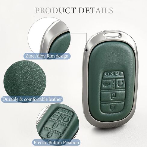 OFFCURVE Key Fob Cover for Honda, Special Car Key Case Compatible with 2022 2023 Honda Civic Accord HR-V CR-V Pilot Sport SI EX EX-L Touring 5 Buttons Smart Key Protector Car Accessories, Blue in Saudi Arabia