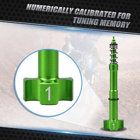 NICECNC Blue Carburetor Adjustment Idle Screw Aire/Fuel Mixture Compatible with Keihin FCR Carburetors Compatible with Yamaha WR250F 2001-2009 2011 WR450F 2003-2009 2011 See Fitment in Saudi Arabia