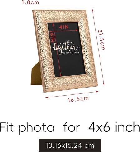 إطار صورة ذهبي من ArtbyHannah مقاس 8 × 10 بوصة، إطارات صور زفاف عصرية أنيقة مع زجاج حقيقي، صور ذهبية عتيقة مؤطرة لعرض الطاولة أو التعليق على الحائط (مجموعة من 2) in Kuwait