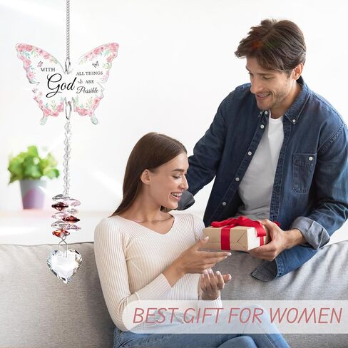 هدايا عيد ميلاد ابنتها من الأم والأب، هدايا الابنة من الأم، إلى هدية ابنتي المعلقة على شكل فراشة كريستالية لزينة صائد الشمس in Saudi Arabia