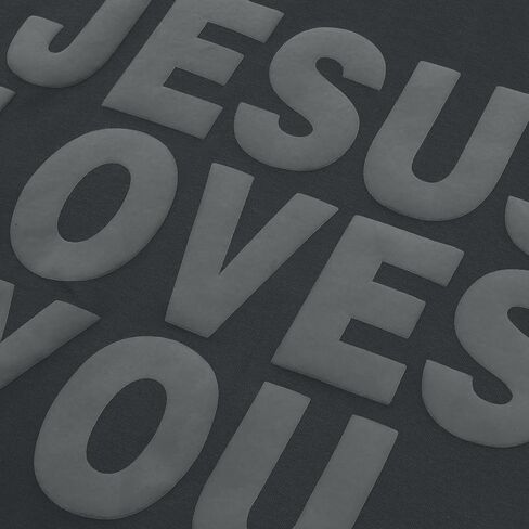 Christian Sweatshirts for Women Jesus Loves You Bible Verse God Hoodie Faith Foam Printed Graphic Sweatshirt in Saudi Arabia