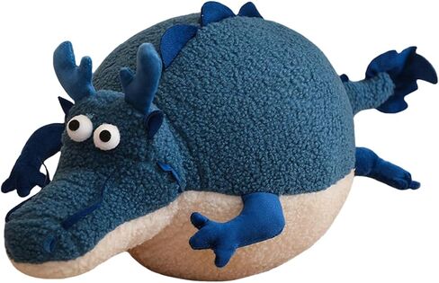 ELAINREN Large Realistic Crocodile Plush Giant Alligator Stuffed Animal Soft Green Crocodile Hugging Pillow Decor Gifts Xmas Birthday,47.2'' in Kuwait