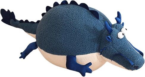 ELAINREN Large Realistic Crocodile Plush Giant Alligator Stuffed Animal Soft Green Crocodile Hugging Pillow Decor Gifts Xmas Birthday,47.2'' in Kuwait