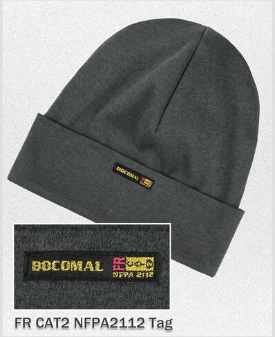 BOCOMAL FR قبعة قابلة للتعديل غطاء رأس مقاوم للهب 7 أوقية من القطن غطاء لحام قوس تصنيف NFPA2112 CAT2 مقاس واحد in Saudi Arabia