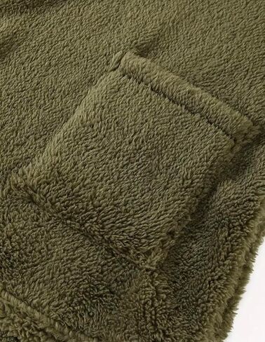 Women’s Fleece Sweatshirt Cozy Pullover Sweaters for Women with Pockets Long Sleeve Warm Winter Fall Clothes Top in Saudi Arabia