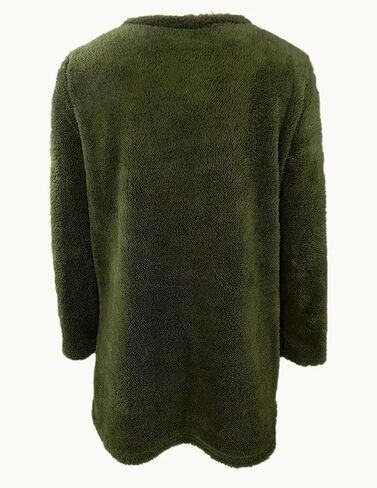 Women’s Fleece Sweatshirt Cozy Pullover Sweaters for Women with Pockets Long Sleeve Warm Winter Fall Clothes Top in Saudi Arabia