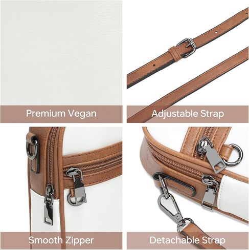 Small Crossbody Bags for Women Designer Zip Cell Phone Purse Shoulder Handbags Wallet with Adjustable Strap in Saudi Arabia