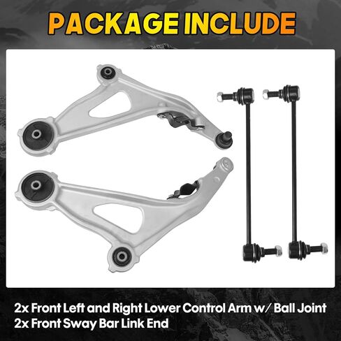 2 x Front Lower Control Arm with Ball Joint for Nissan Pathfinder 2013-2020, for Infiniti QX60 2014-2022, for Infiniti JX35 2013, K623063, K623064 in Saudi Arabia
