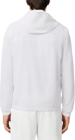 Lacoste Men's Sport Water-Repellent Sport Track Jacket, Graphite/Graphite, Medium in Saudi Arabia