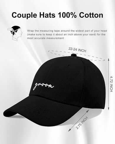 HubbyWifeyGifts Wedding Gifts for Couples, Mr & Mrs Baseball Hats, Bridal Shower Gifts, Unique Gift for Engagement in Saudi Arabia