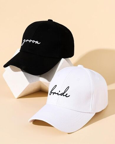 HubbyWifeyGifts Wedding Gifts for Couples, Mr & Mrs Baseball Hats, Bridal Shower Gifts, Unique Gift for Engagement in Saudi Arabia