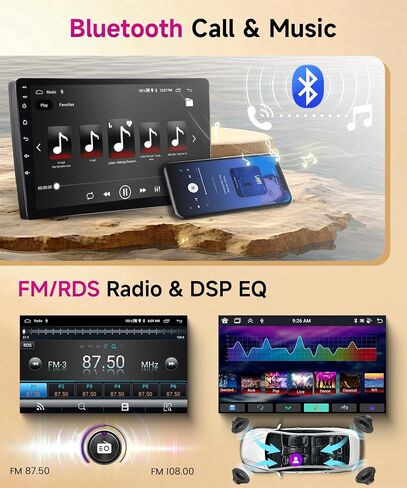 8core 8g+128g Car Radio for Honda Civic 2006-2011 ، Rimoody Android 15 Car Stereo Carplay و Android Auto 4G-Sim-Wifi GPS 10.1 '' Qled Capacitive Bluetooth 5.0 FM/AM/RDS DSP-36 كاميرا in Saudi Arabia