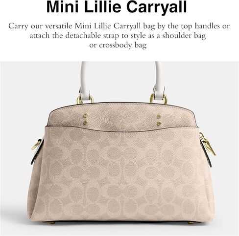 Coach MINI Lillie Carryall, IM/Sand/Chalk in Saudi Arabia