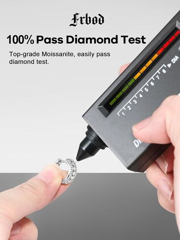 D Color VVS1 Clarity Moissanite Hoop Earrings for Women Men, 15MM Huggie Earrings, Solid 925 Sterling Silver with Rhodium Plated， Birthday Christmas Valentines Jewelry in Saudi Arabia