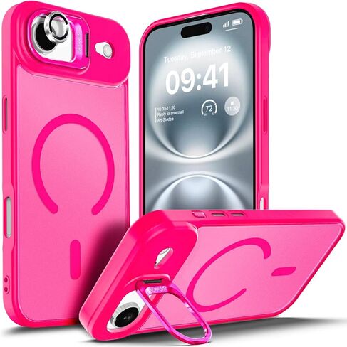 YZB المصمم لحالة الهاتف iPhone 11 ، Black | مغناطيسي متوافق مع Magsafe | واقي عدسة المدمجة والكاميرا | الغطاء الخلفي الصفراء الصفراء والمقاومة للخدش in Kuwait