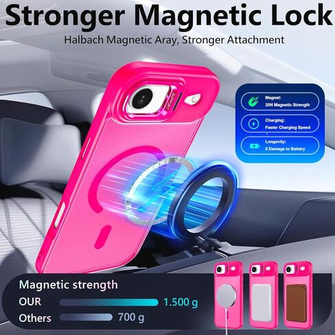 YZB المصمم لحالة الهاتف iPhone 11 ، Black | مغناطيسي متوافق مع Magsafe | واقي عدسة المدمجة والكاميرا | الغطاء الخلفي الصفراء الصفراء والمقاومة للخدش in Kuwait