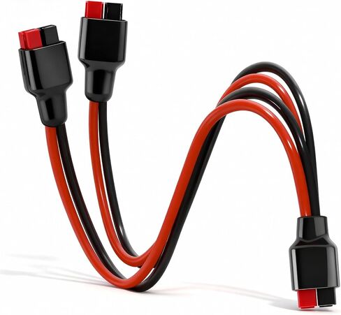 موصل 45A 10AWG إلى الطرف الدائري O مع مصهر حماية 15A/20A/30A/40A، متوافق مع منفذ موصل الإعلانات، كابل حامل مصهر نمط ATC سلبي مزدوج لشحن مولدات الطاقة الشمسية in Kuwait