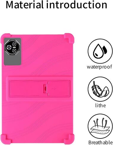ل Dghrti Tab50 Tablet 10.1 بوصة لوحي ، Bovugac Soft Silicone Stand Stand Stand Stark Froofchproof Friends for pad se 10.1 "tablet (Black) in Kuwait