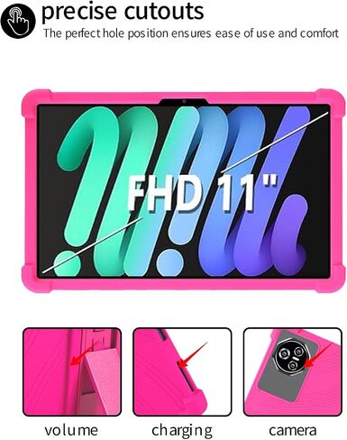 ل Dghrti Tab50 Tablet 10.1 بوصة لوحي ، Bovugac Soft Silicone Stand Stand Stand Stark Froofchproof Friends for pad se 10.1 "tablet (Black) in Kuwait