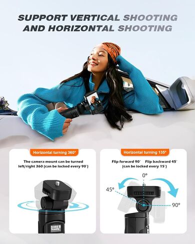 for Canon Tripod with Rechargeable Remote Control - Aodelan Wireless Shooting Grip with OLED Screen for Vlogging for Canon G7X III, G5XII, SX70 HS, EOS RP, EOS R, R5, R6, M50, M50 II, 77D, 250D, T8i in Saudi Arabia