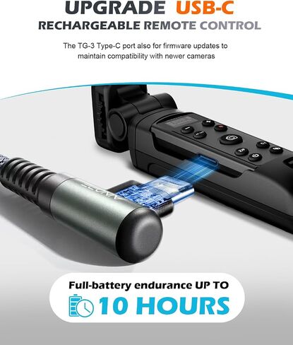 for Canon Tripod with Rechargeable Remote Control - Aodelan Wireless Shooting Grip with OLED Screen for Vlogging for Canon G7X III, G5XII, SX70 HS, EOS RP, EOS R, R5, R6, M50, M50 II, 77D, 250D, T8i in Saudi Arabia