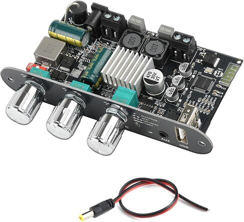 100W+100W 1001B Bluetooth Amplifier Board,Aideepen 100W Mini Mono AMP Module TPA3116 Amplifier BT 5.1 DC9-24V BT/AUX/USB Input for DIY Wireless Speakers in Kuwait