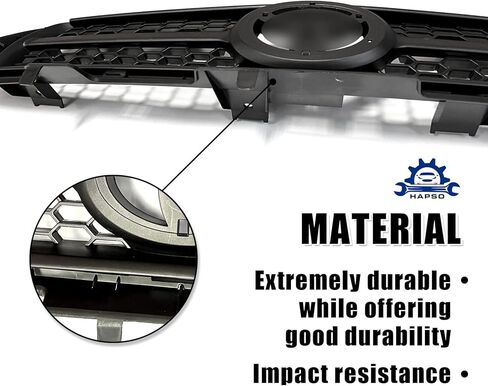 Front Bumper Grille Assembly Compatible With 2009-2012 Toyota RAV4 Base/Sport Model Black With Chrome Trim ABS Insert Grill Replacement TO1200315/531010R010 in Kuwait