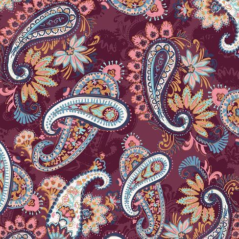 حقيبة تنظيم المجوهرات النسائية المصنوعة من القطن بسحاب من Vera Bradley، مظهر وردي - قطن معاد تدويره، مقاس واحد in Kuwait