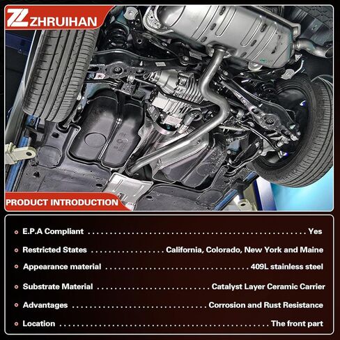 مجموعة المحول الحفاز متوافقة مع محرك F150 2004-2008 5.4L V8 وMark lt 2006-2008 5.4L V8 ناقل الحركة RWD، Repklace OE: 645461 645843، (متوافق مع وكالة حماية البيئة) in Kuwait