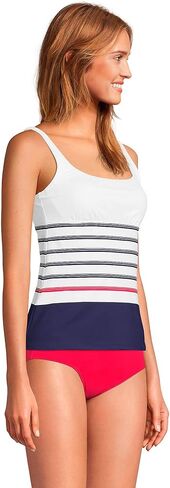 لاندز ايند ثوب سباحة تانكيني للنساء برقبة مربعة واشرطة قابلة للتعديل in Kuwait