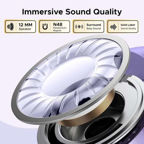 سماعات Ugreen Open Ear Wireless Bluetooth 5.4 ، سماعات رياضية سائق 12 مم مع ENC ، شحن سريع لمدة 30 ساعة ، متوافقة مع أجهزة iPhone Android و Bluetooth in Saudi Arabia