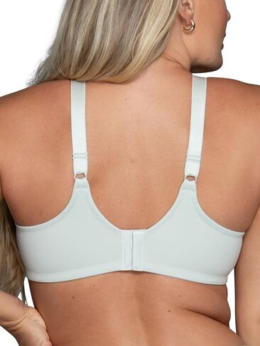 Vanity Fair Women's Full Figure Beauty Back Smoothing Bra, 4-Way Stretch Fabric, Lightly Lined Cups Up to H in Saudi Arabia