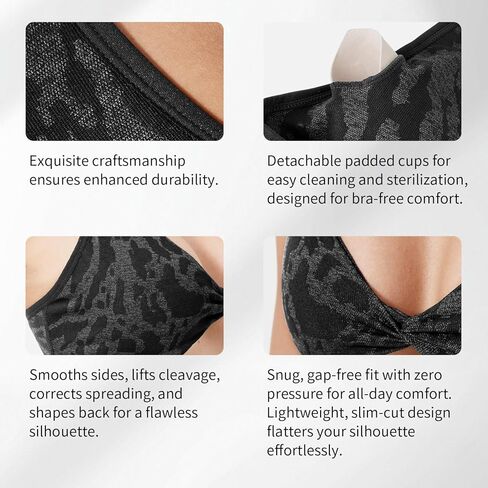 حمالات صدر رياضية للنساء مفتوحة الظهر للتمارين الرياضية، حمالة صدر مبطنة لليوجا مع أشرطة خلفية قابلة للتعديل، أرجواني-L in Kuwait
