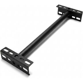 Heavy-Duty Steel Wall Mount Bracket for Security Lights & Signs, Black, 19.75 x 5.78 x 1.25 Inch, Wall Brackets for LED Floodlights & Cameras, Easy Install - Conceal Wiring, Indoor/Outdoor Use in Kuwait