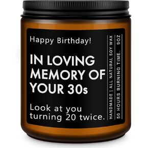 هدايا عيد الميلاد الخمسين لها، هدايا عيد ميلاد عمرها 50 عامًا - هدايا مضحكة وفريدة من نوعها للرجال والنساء المولودين في عام 1975، شمعة معطرة باللافندر، 7 أونصة in Kuwait