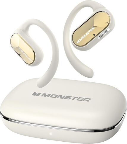 Monster Open Ear AC312 سماعات الرأس ، Bluetooth 5.4 ، سماعات الأذن اللاسلكية مع الميكروفون اللاسلكي في ENC ، صوت استريو غامرة من قبل برامج تشغيل كبيرة 16 مم ، مكالمات واضحة ، وقت 32 ساعة ، سماعات رياضية للرياضة الرياضية in Kuwait