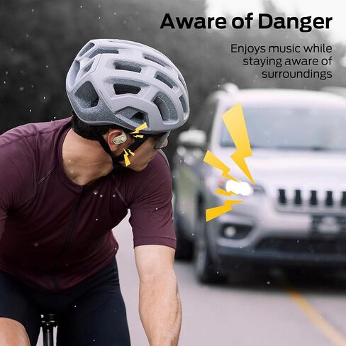 Monster Open Ear AC312 سماعات الرأس ، Bluetooth 5.4 ، سماعات الأذن اللاسلكية مع الميكروفون اللاسلكي في ENC ، صوت استريو غامرة من قبل برامج تشغيل كبيرة 16 مم ، مكالمات واضحة ، وقت 32 ساعة ، سماعات رياضية للرياضة الرياضية in Kuwait