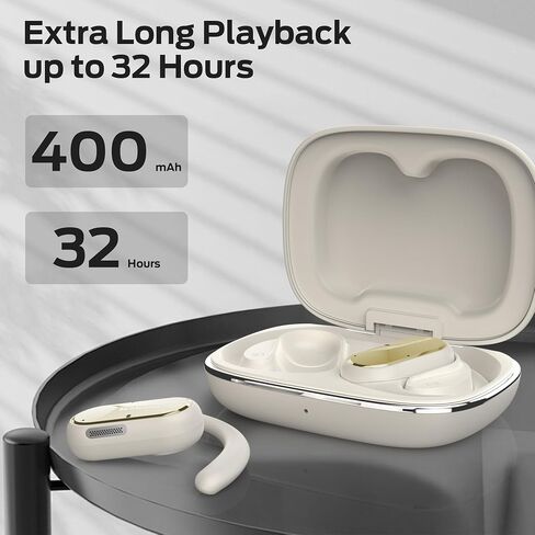 Monster Open Ear AC312 سماعات الرأس ، Bluetooth 5.4 ، سماعات الأذن اللاسلكية مع الميكروفون اللاسلكي في ENC ، صوت استريو غامرة من قبل برامج تشغيل كبيرة 16 مم ، مكالمات واضحة ، وقت 32 ساعة ، سماعات رياضية للرياضة الرياضية in Kuwait